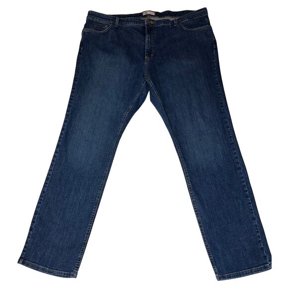 Dickies Jeans Women’s Plus Size  20W Blue Stretch Denim Straight Fit Workwear - Picture 1 of 8